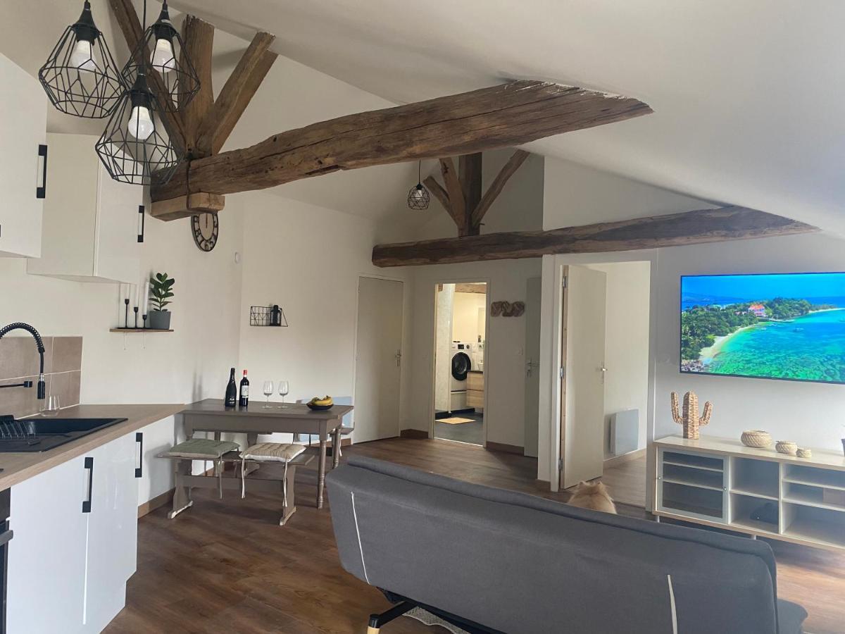 Charmant Appartement Avec Spa ฟอนทีเนย์-เลอ-คอมต์ ภายนอก รูปภาพ